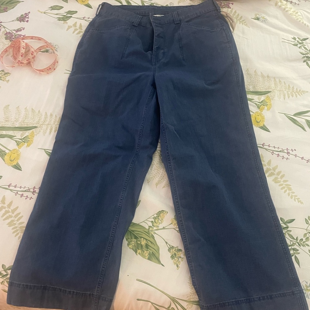 Duluth Trading Co Indigo Blue Jeans size 14